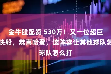 金牛股配资 530万！又一位超巨加盟快船，恭喜哈登，这阵容让其他球队怎么打